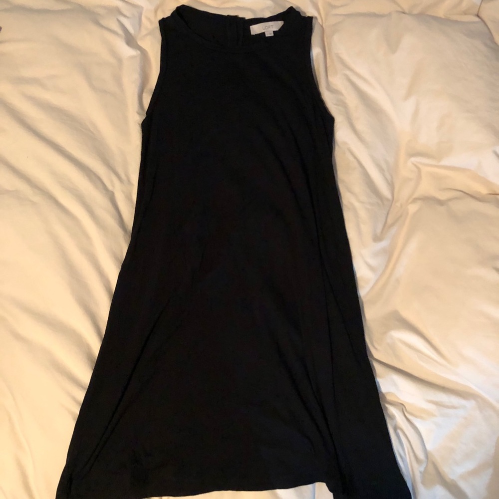 Loft Black Sleeveless Dress